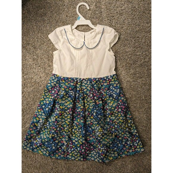 Floral Peter Pan Collar Dress - Picture 1 of 4